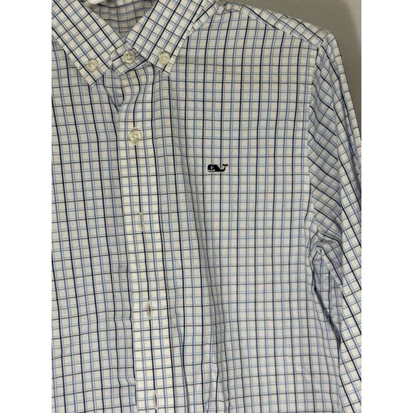 Vineyard Vines Boys Size 7 Whale Shirt Lot of 2 Button Down Long Sleeve Cotton - Picture 3 of 10